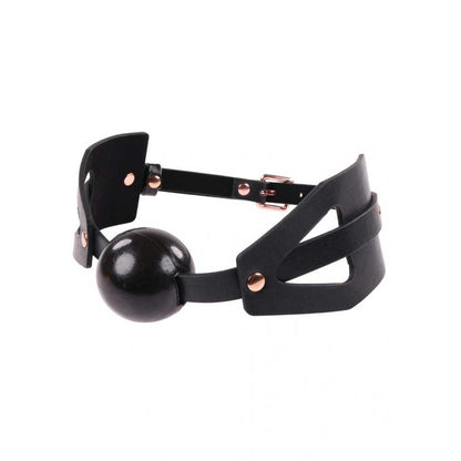 Brat Ball Gag - Black / Rose Gold