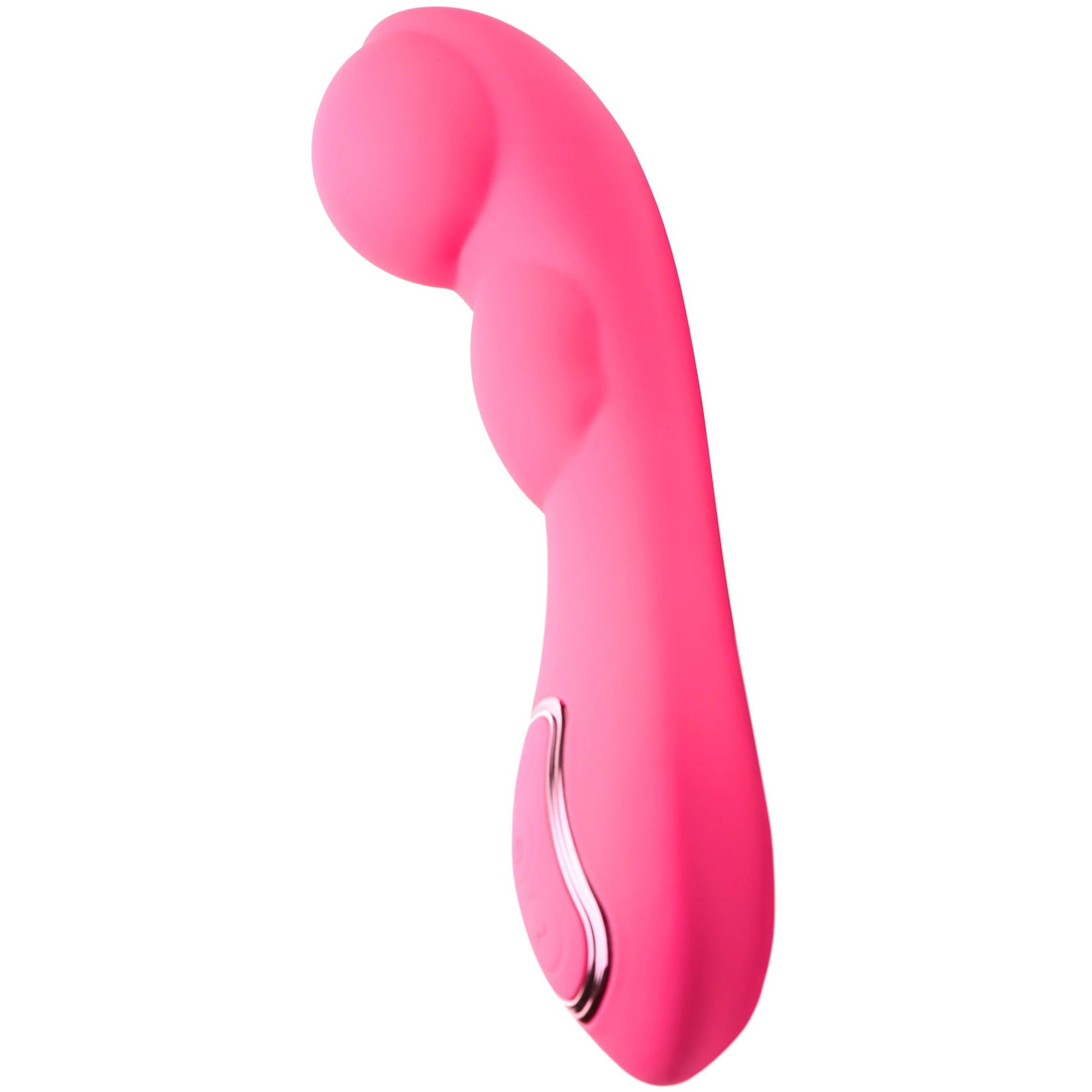 Extreme-G Inflating G-Spot Silicone Vibrator -  Pink