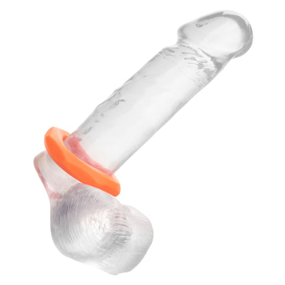 Alpha Liquid Silicone Sexagon Ring - Orange