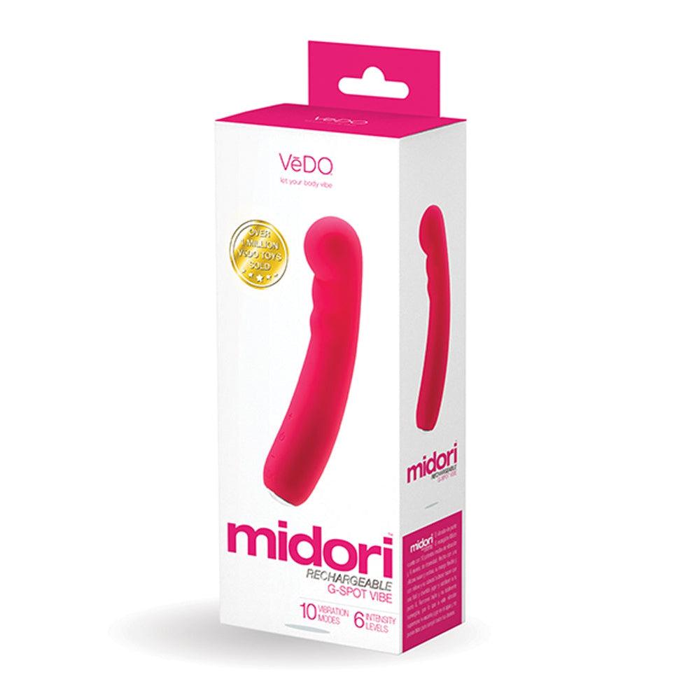 Midori Rechargeable G-Spot Vibe - Foxy Pink