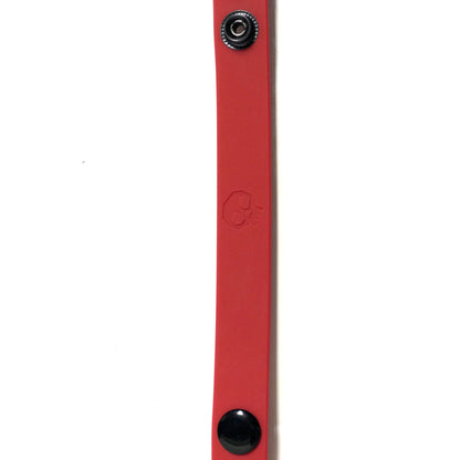 Boneyard Silicone Cock Strap 3 - Snap Ring - Red