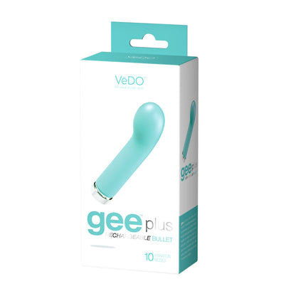 Gee Plus Rechargeable Mini Vibe - Tease Me Turquoise