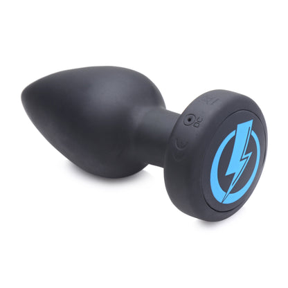 E-Stim and Vibrating Anal Plug - Black