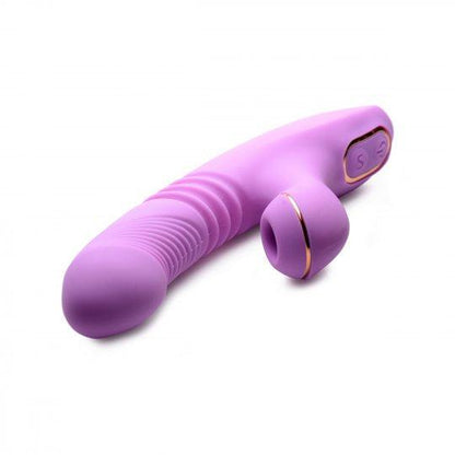 Shegasm Thrusting Suction Rabbit - Purple - Your Adult Toy Store