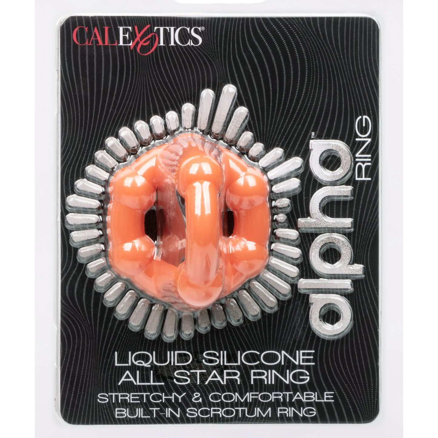 Alpha Liquid Silicone All Star Ring - Orange