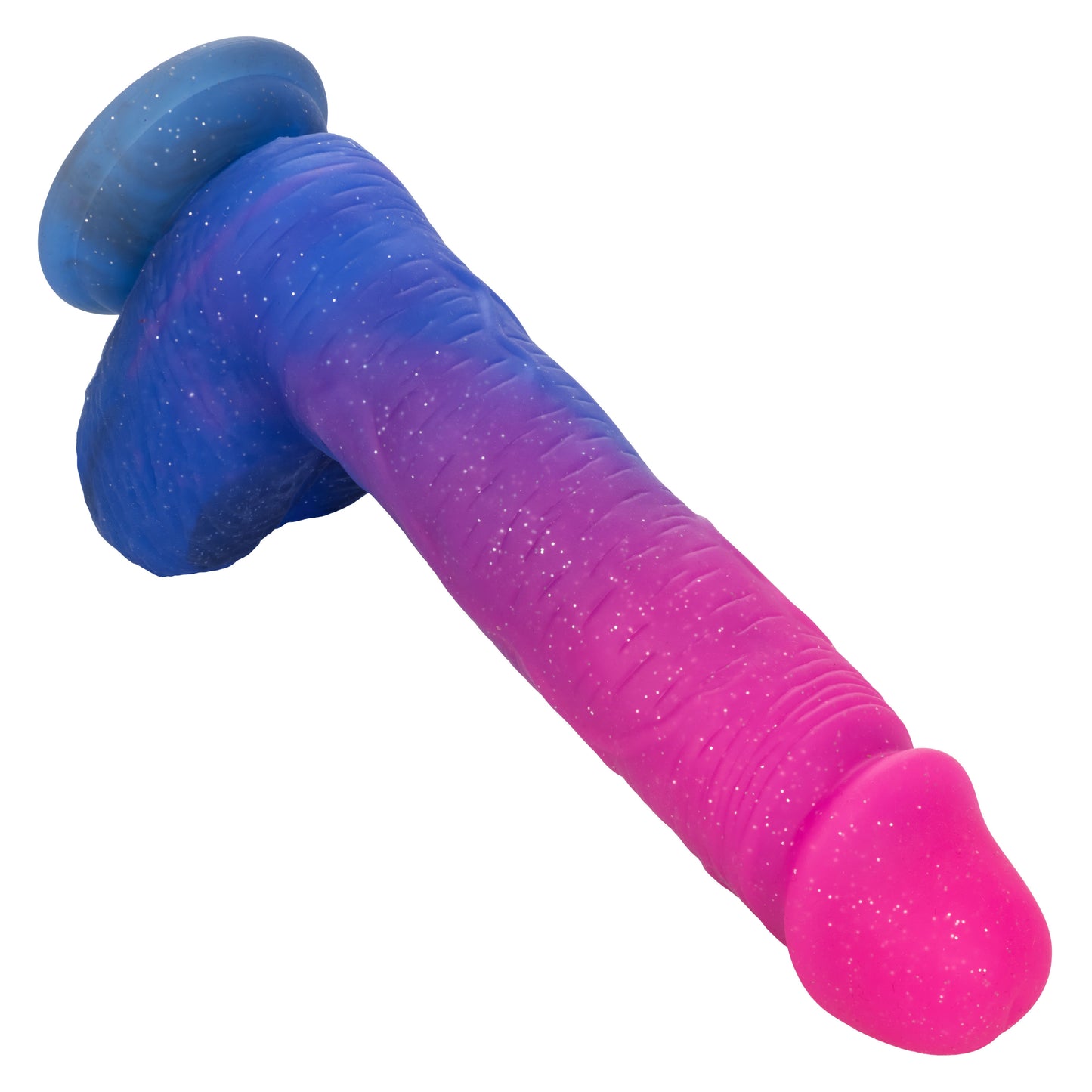 Naughty Bits Ombre Hombre XL Vibrating Dildo -  -  Pink/purple