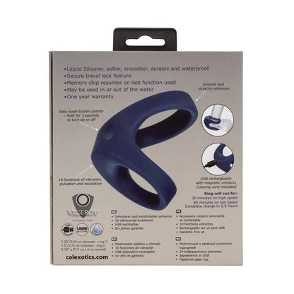 Viceroy Rechargeable Max Dual Ring - Blue