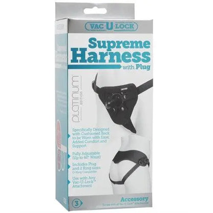 Vac-U-Lock Platinum Edition Supreme Harness - Black