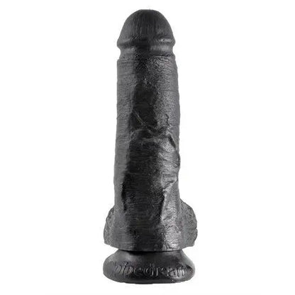 King Cock 8-Inch Cock With Balls - Black