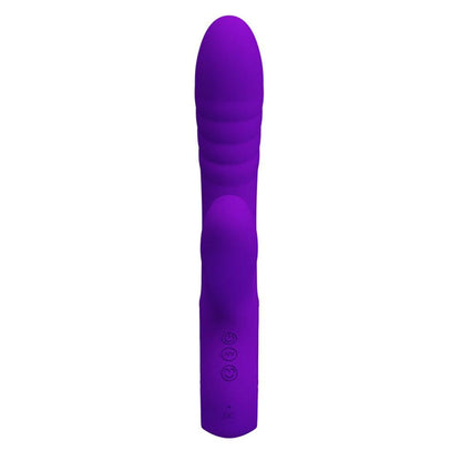 Pretty Love Jersey Sucking and Vibrating Rabbit -  Purple