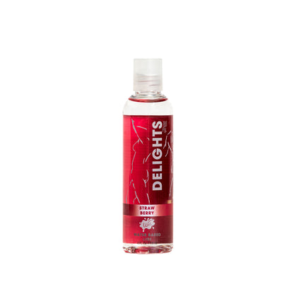 Wet Delicious Oral Play - Strawberry - Waterbased  Flavored Lubricant 4 Oz