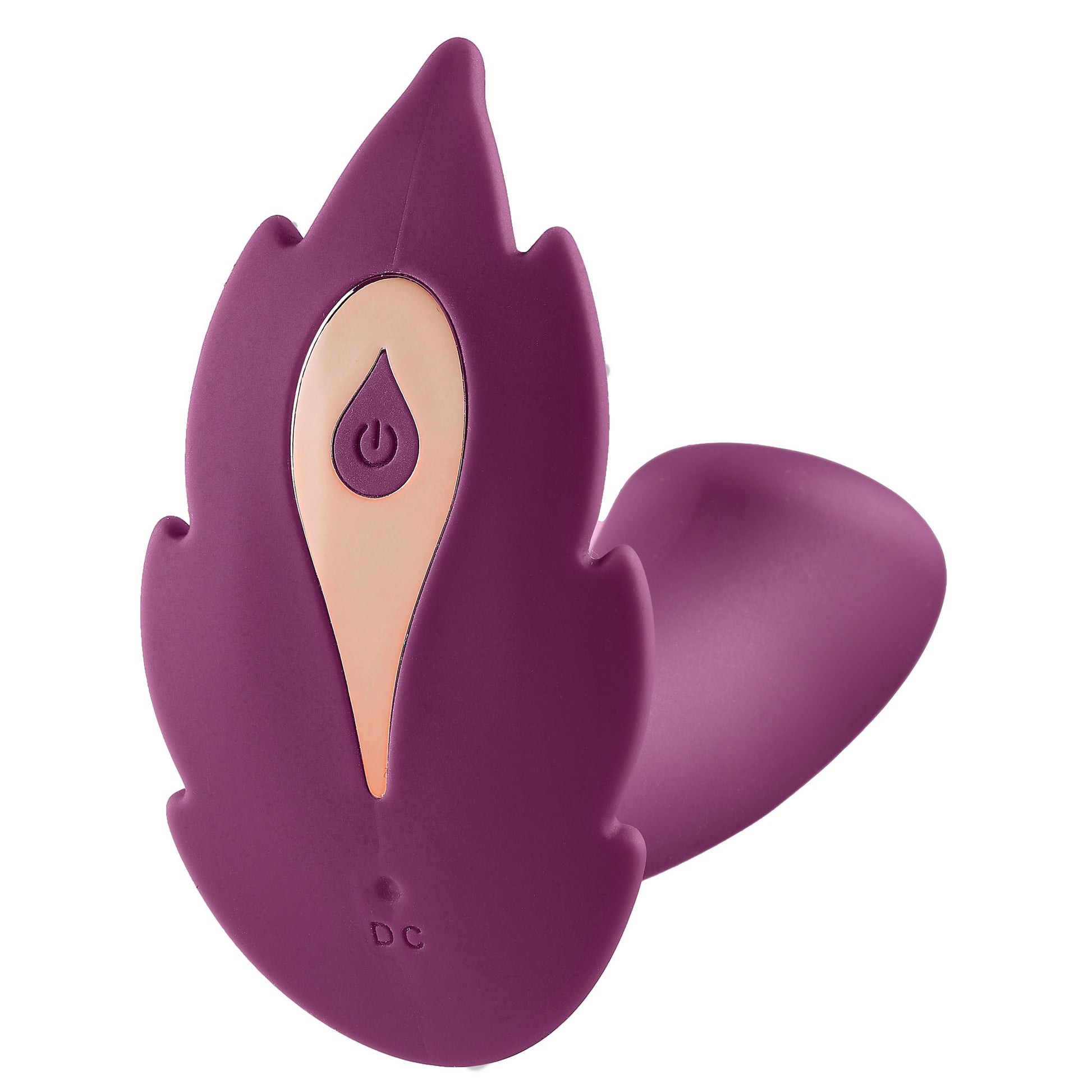 Partner Panty Leaf Vibrator With Remote Control -  Plum