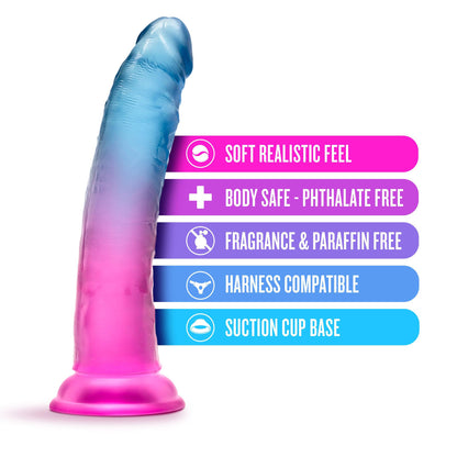 B Yours - Beautiful Sky - 7 Inch Dildo - Sunset