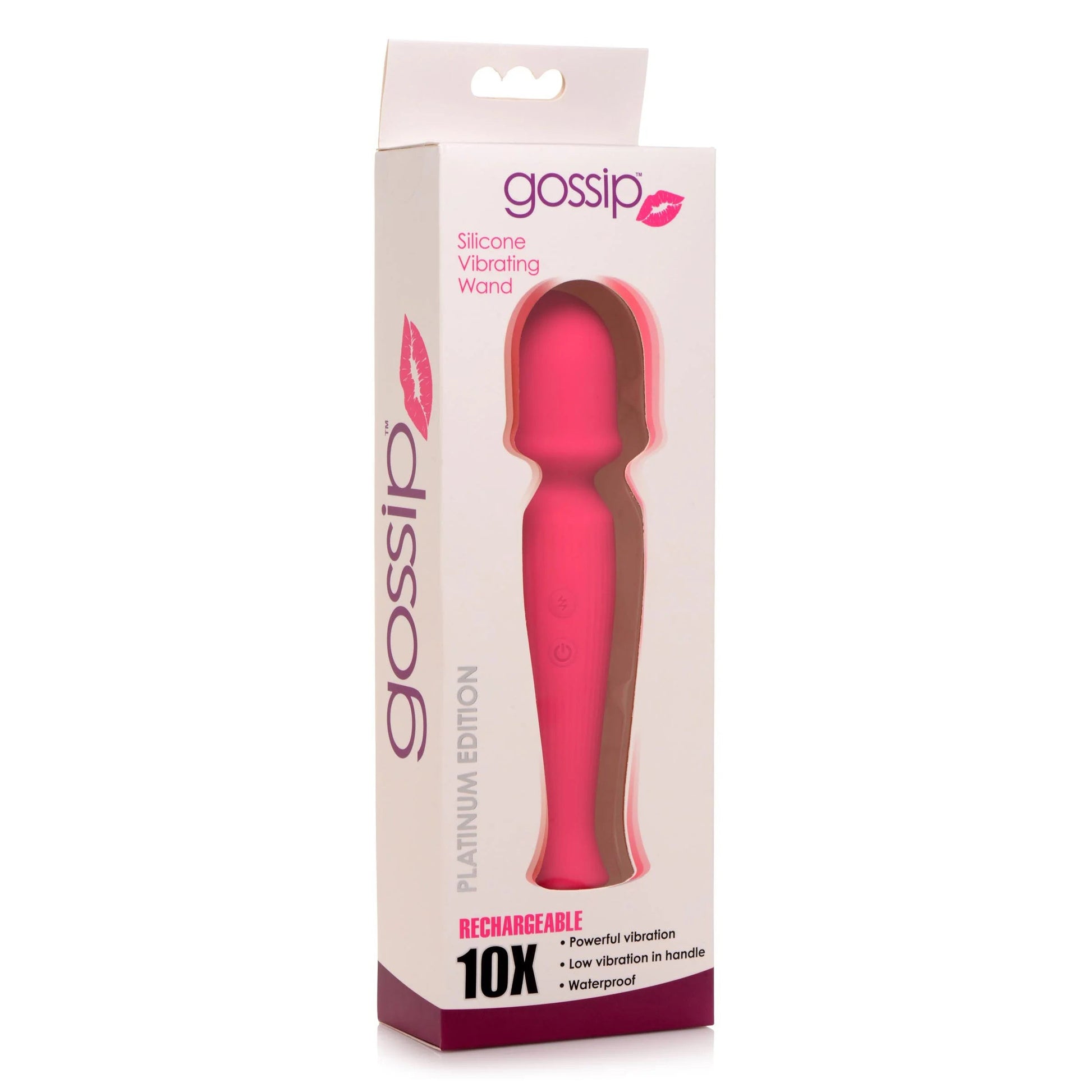 Silicone Wand Massager - Magenta