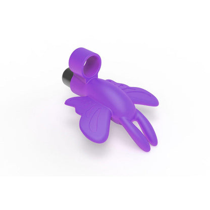 The 9's Flirt Finger Butterfly Finger Vibrator - Purple