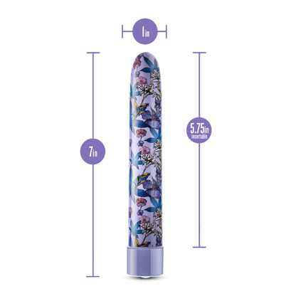 Limited Addiction - Floradelic - 7 Inch  Rechargeable Vibe - Purple