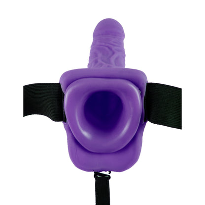 Fetish Fantasy Series 7-Inch Vibrating Hollow Strap-on With Balls