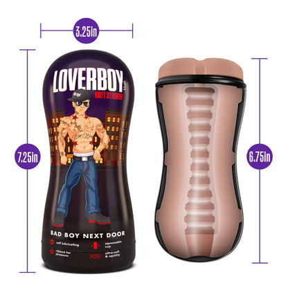 Coverboy - Bad Boy Next Door - Self Lubricating  Stroker - Beige