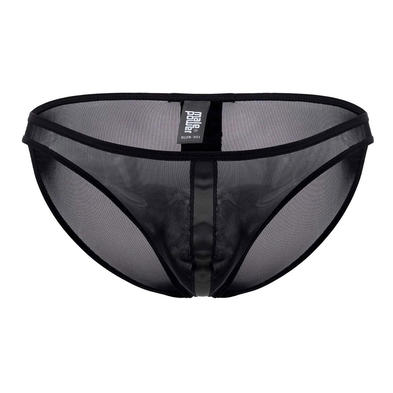 Landing Strip Bikini Brief - XL - Black