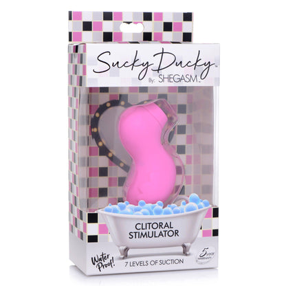 Sucky Ducky Silicone Clitoral Stimulator - Pink