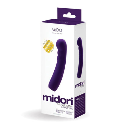 Midori Rechargeable G-Spot Vibe - Deep Purple