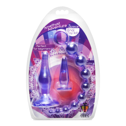 Amethyst Adventure 3 Pieces Anal Toy Kit