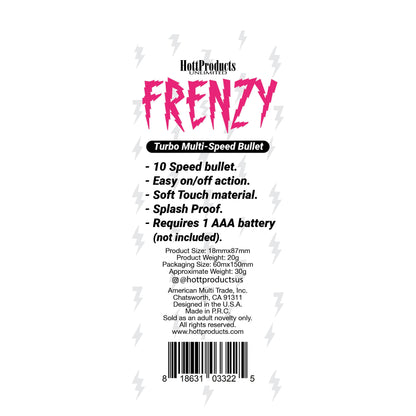 Frenzy - Power Bullet- Black