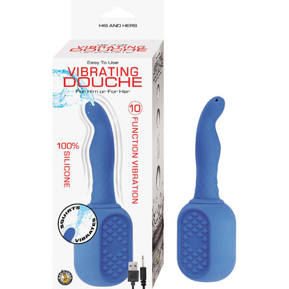 Vibrating Douche - Blue