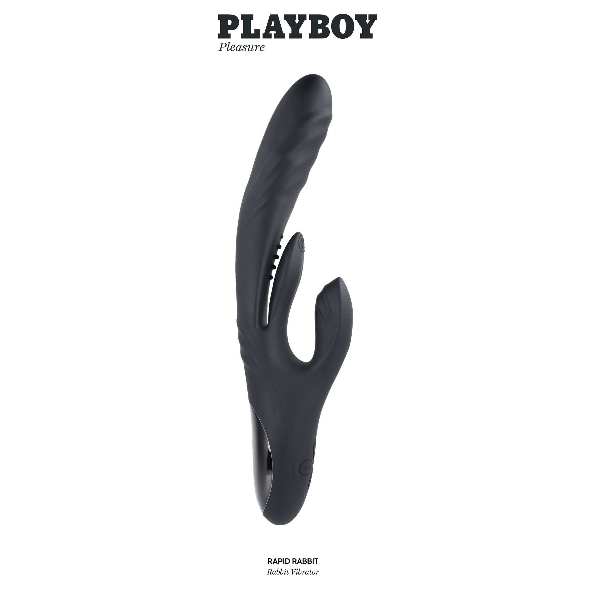 Playboy Pleasure - Rapid Rabbit - Vibrator  - Black