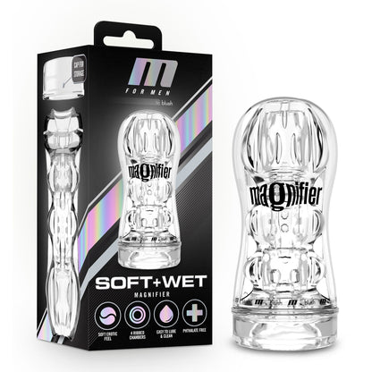 M for Men - Soft and Wet - Magnifier - Clear