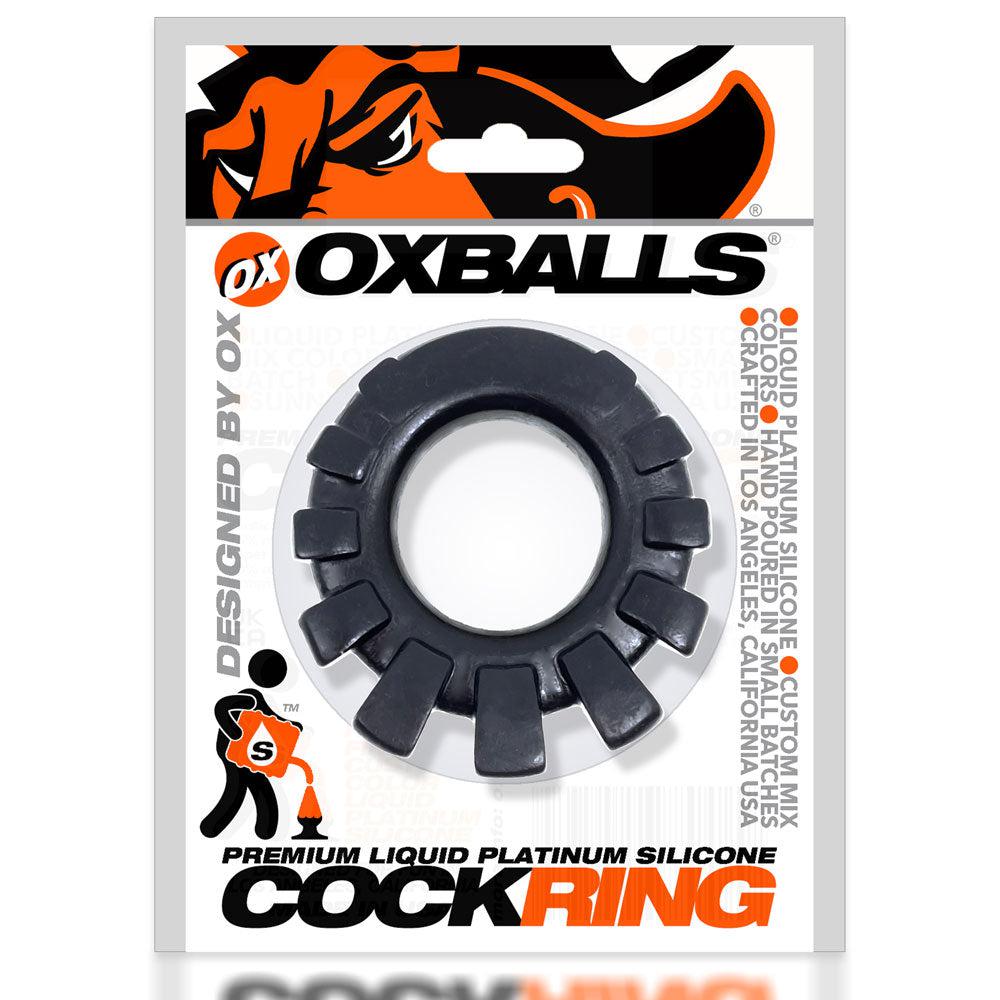 Cock-Lug Lugged Cockring -  Black