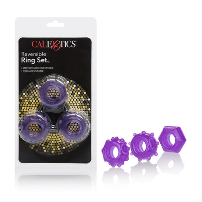 Reversible Ring Set - Purple