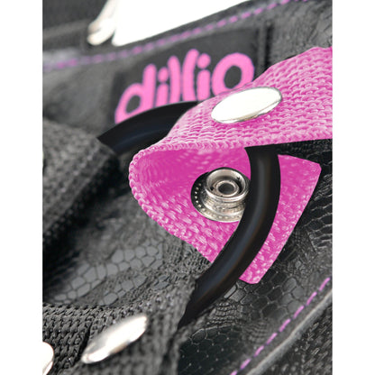 Dillio Pink - 7 Inch Strap-on Suspender Harness  Set