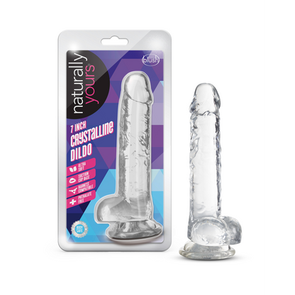 Naturally Yours - 7 Inch Crystalline Dildo -  Diamond