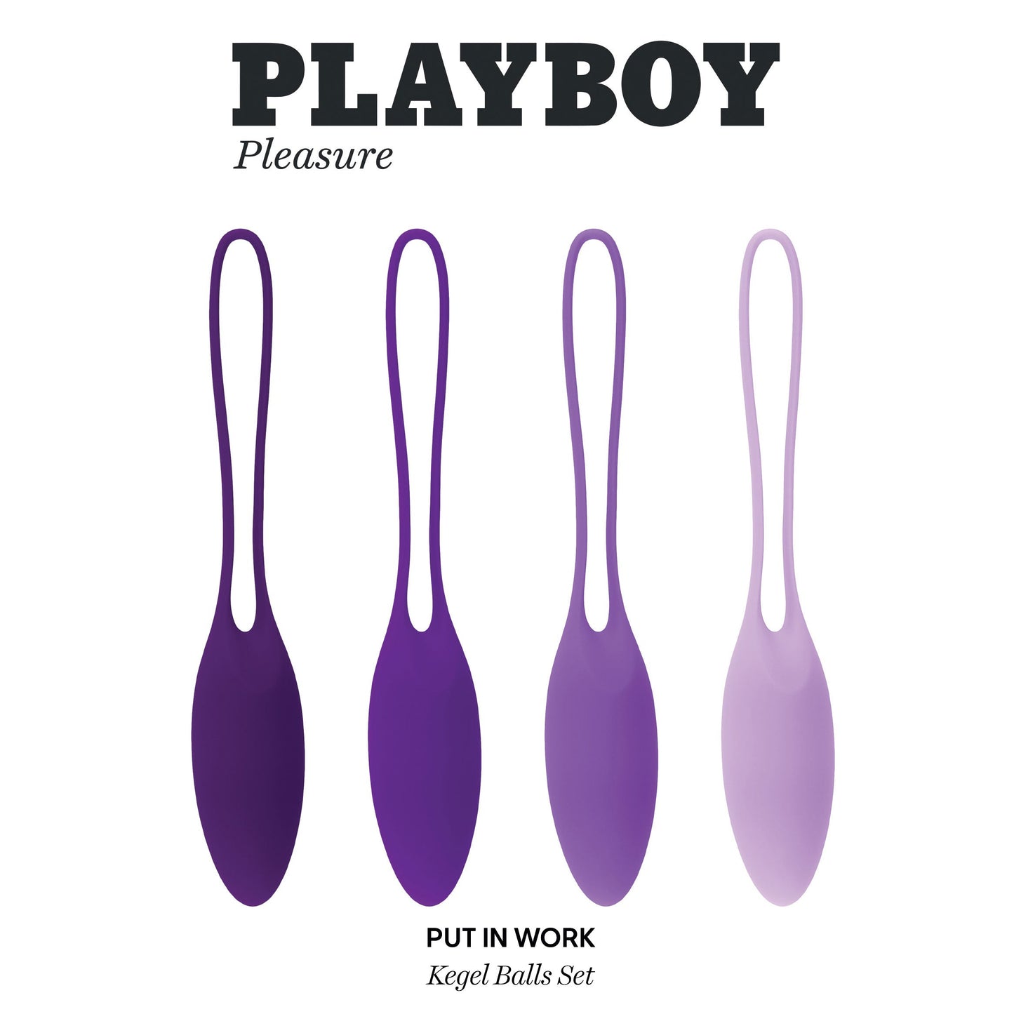 Playboy Pleasure - Put in Work - Kegel Balls Set - Acai Ombre