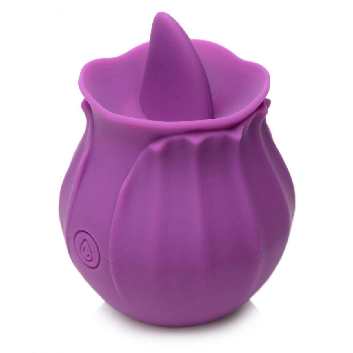 Inmi - Bloomgasm Wild Violet Licking Silicone  Stimulator - Violet